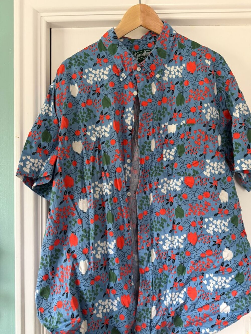 Short Sleeve Floral Gitman Brothers size XXL